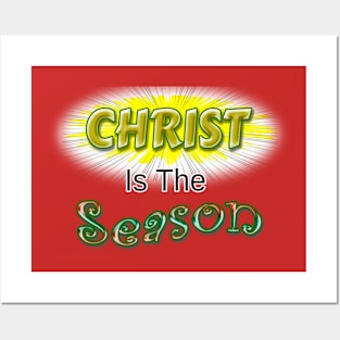 Christ is The Season T- Shirt Design Posters and Art